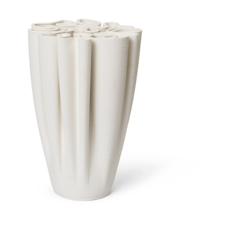 ferm LIVING Dedali vase Off-white