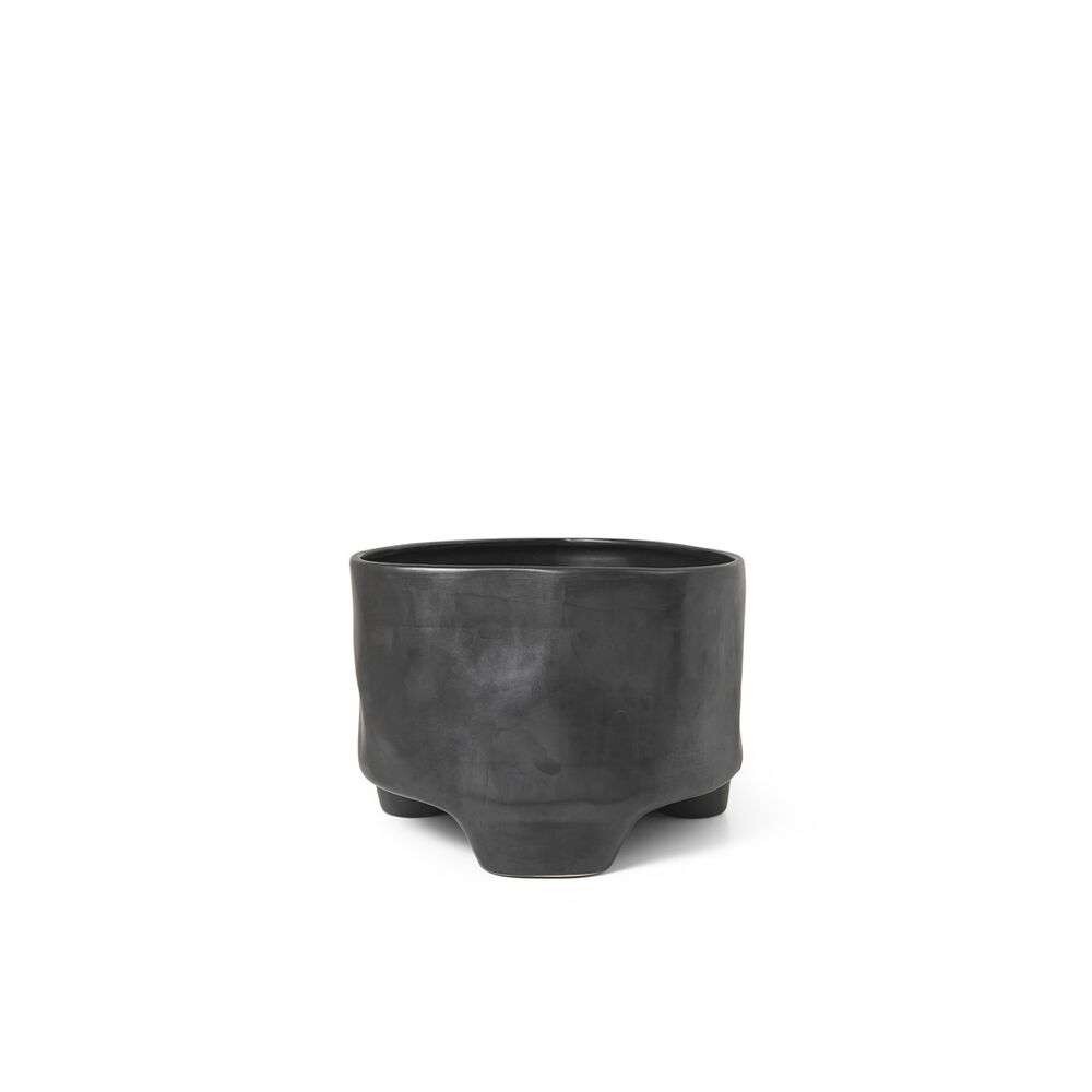 ferm LIVING - Esca Pot Large Black ferm LIVING - Esca Pot Large Black