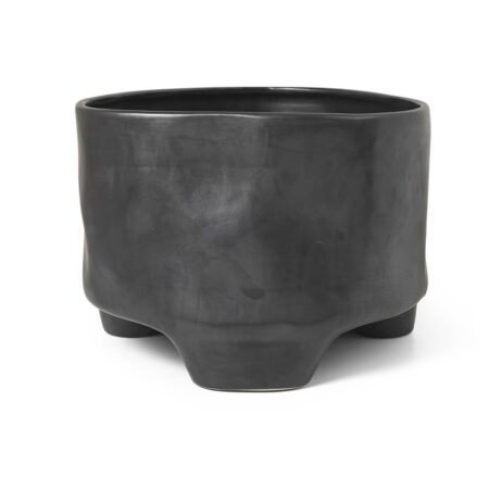 ferm LIVING Esca krukke black Large