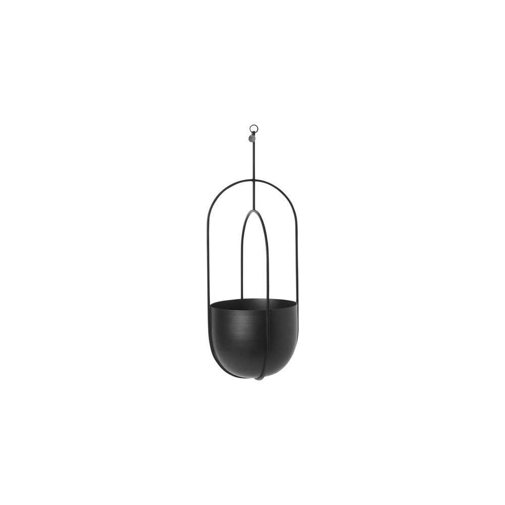 ferm LIVING - Hanging Deco Pot Black ferm LIVING - Hanging Deco Pot Black