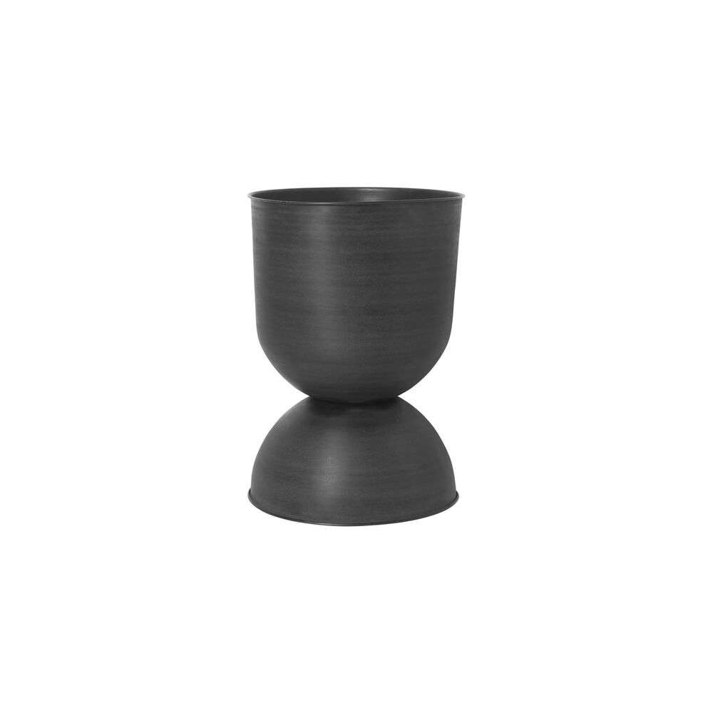 ferm LIVING - HourGlas Pot Large Black/D. Grey ferm LIVING - HourGlas Pot Large Black/D. Grey