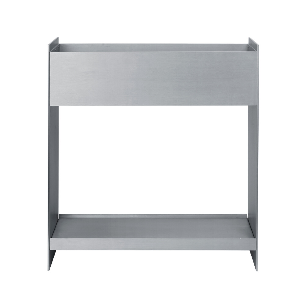 ferm LIVING - Lager Plantekasse w/Hylde Aluminium ferm LIVING - Lager Plantekasse w/Hylde Aluminium