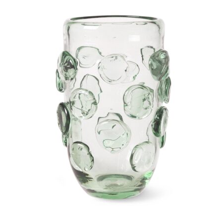 ferm LIVING Lump vase Ø17x25 cm Recycled clear