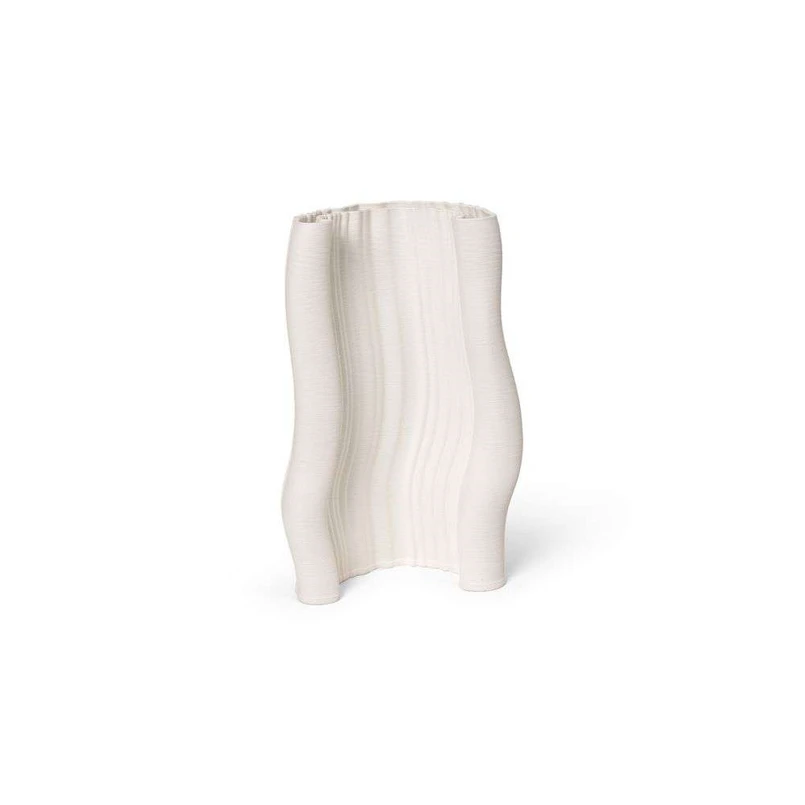ferm LIVING - Moire Vase Off-White ferm LIVING - Moire Vase Off-White