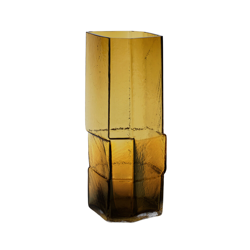 ferm LIVING - Muro Vase H30 Amber ferm LIVING - Muro Vase H30 Amber