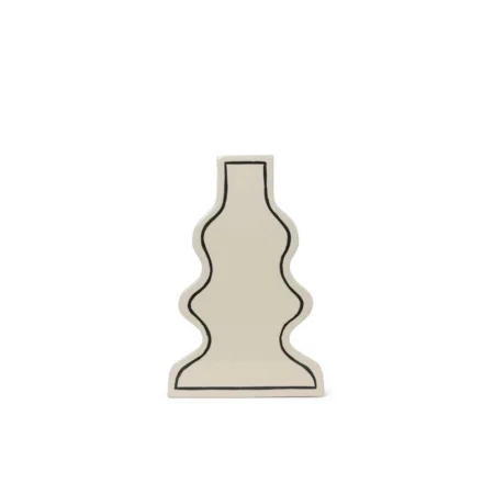 ferm LIVING - Paste Vase Curvy Off-White