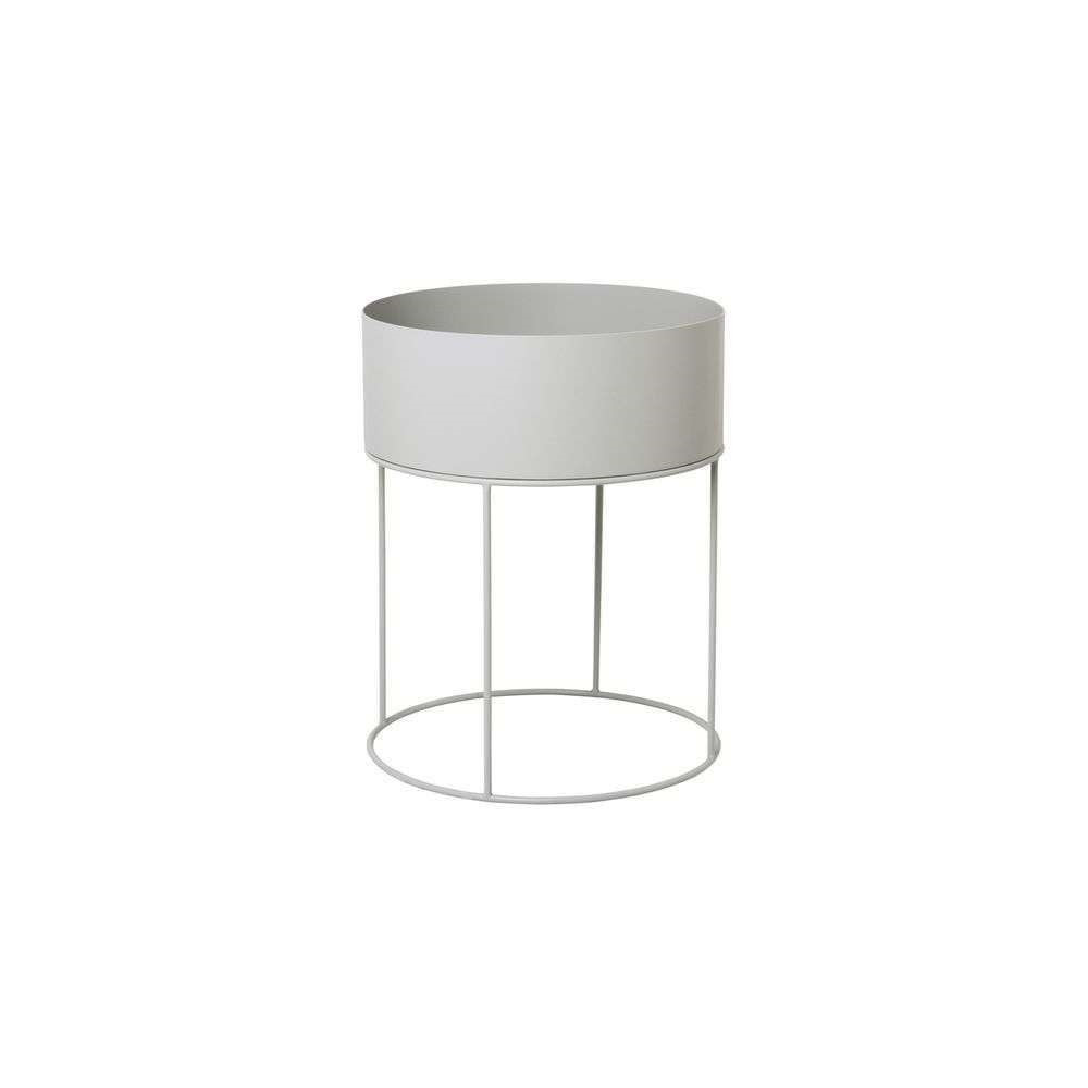 ferm LIVING - Plant Box Light Grey Round ferm LIVING - Plant Box Light Grey Round