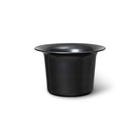 ferm LIVING - Spun Alu Basket Low Blackened Aluminum