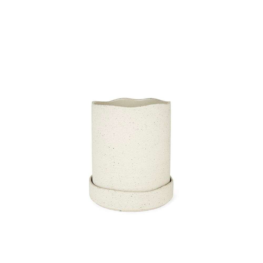 ferm LIVING - Uneru Pot Ø16 White ferm LIVING - Uneru Pot Ø16 White