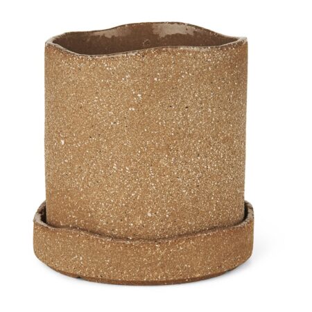 ferm LIVING Uneru krukke Ø13 cm Brown