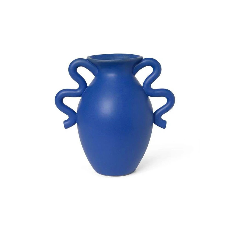 ferm LIVING - Verso Table Vase Bright Blue ferm LIVING - Verso Table Vase Bright Blue