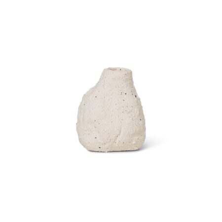 ferm LIVING Vulca vase mini Offwhite stone