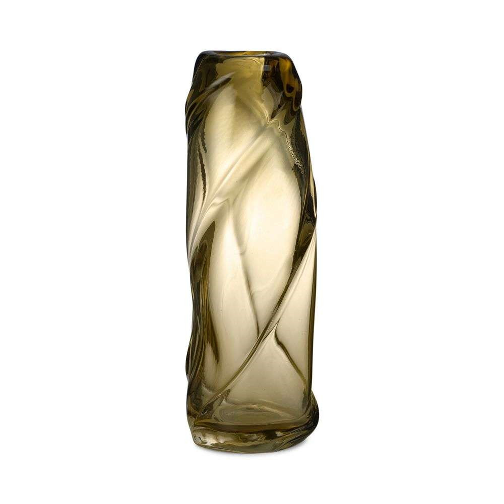 ferm LIVING - Water Swirl Vase Tall Light Yellow ferm LIVING - Water Swirl Vase Tall Light Yellow