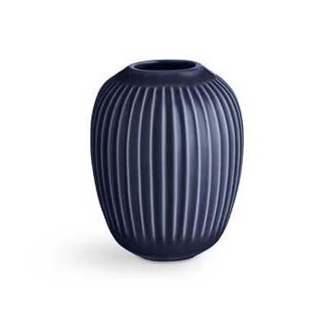 kähler - Hammershøi vase, indigo - H: 10 cm.