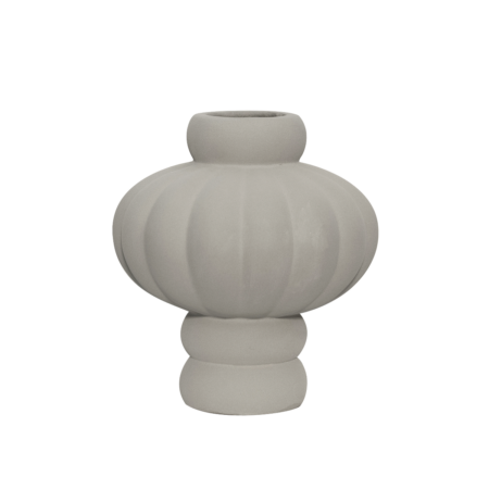 louise roe - Balloon vase #02, sanded grey - H:25 cm.