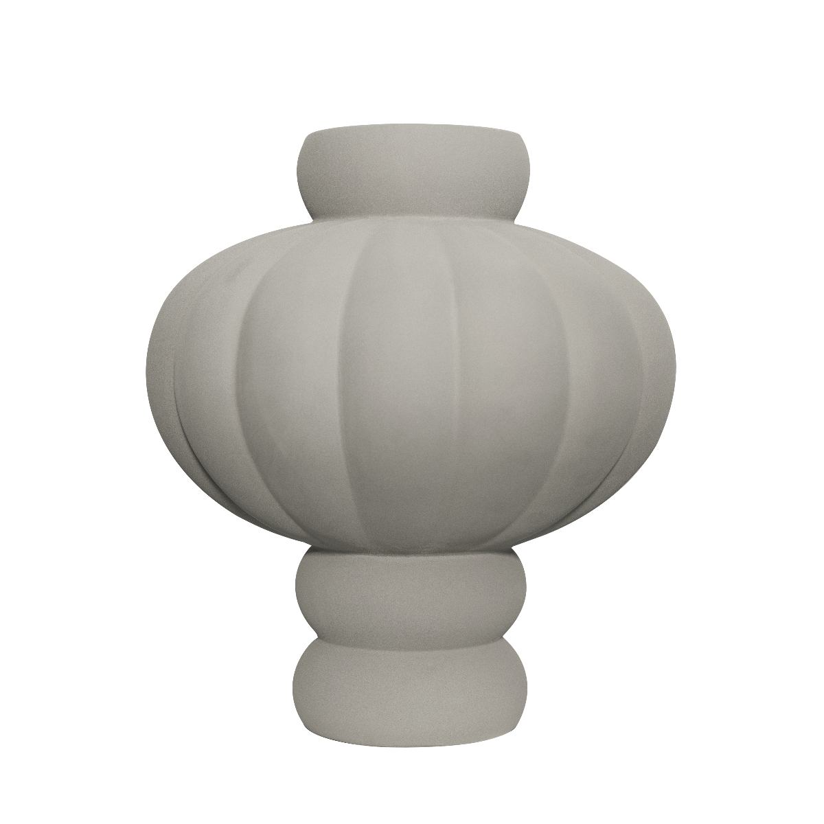 louise roe - Balloon vase #03, sanded grey - H:20 cm. louise roe - Balloon vase #03, sanded grey - H:20 cm.