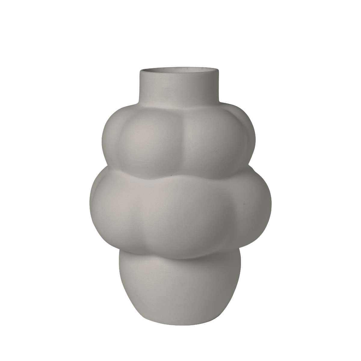 louise roe - Balloon vase #04, sanded grey - H:32 cm. louise roe - Balloon vase #04, sanded grey - H:32 cm.