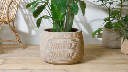 nkuku Zadie Planter | Vases & Planters | Terracotta