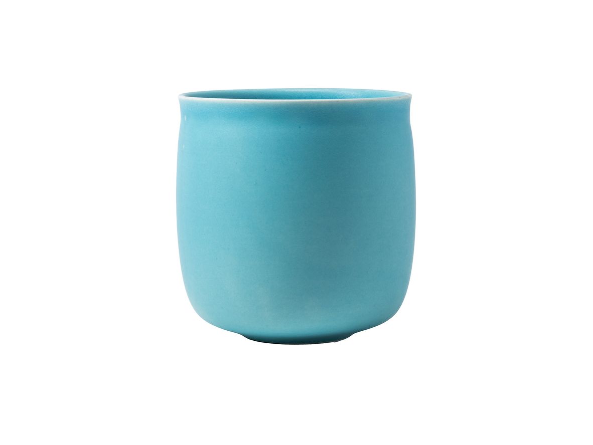raawii - Alev Vase 01 - Vase - Azure Blue - Ø11,8 x H12 cm raawii - Alev Vase 01 - Vase - Azure Blue - Ø11,8 x H12 cm