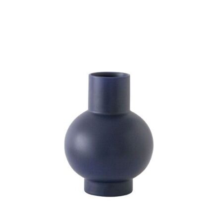 raawii Strøm Large Vase H: 24 cm - Blue