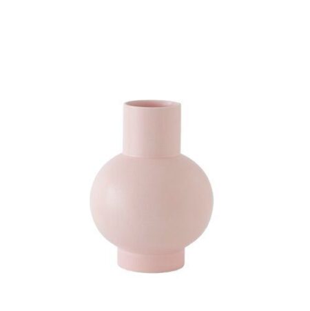 raawii Strøm Large Vase H: 24 cm - Coral Blush