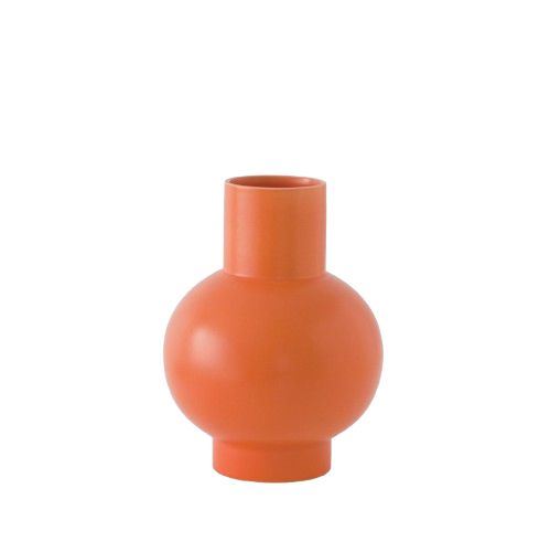 raawii Strøm Large Vase H: 24 cm - Vibrant Orange raawii Strøm Large Vase H: 24 cm - Vibrant Orange