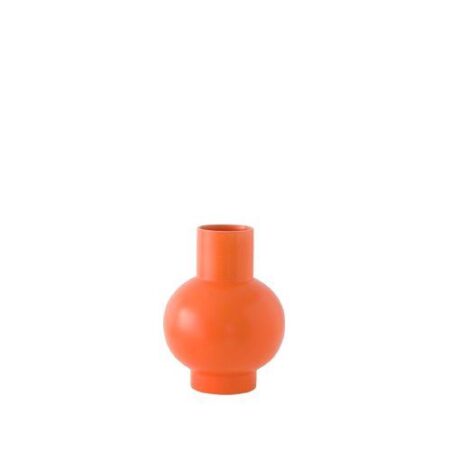 raawii Strøm Small Vase H: 16 cm - Vibrant Orange