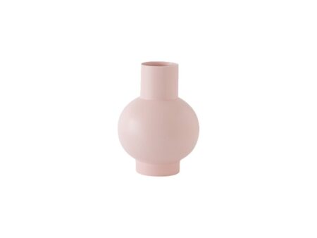 raawii - Strøm Vase / Small - Vase - Coral Blush - Ø12 x H16 cm