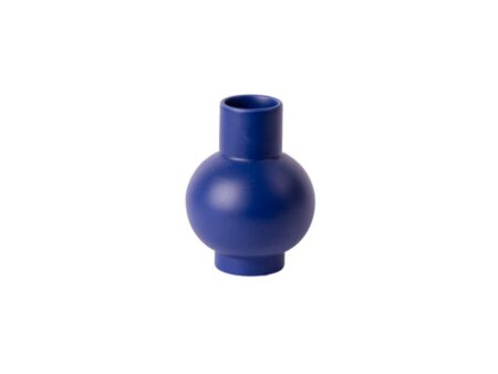 raawii - Strøm Vase / Small - Vase - Horizon Blue - Ø12 x H16 cm