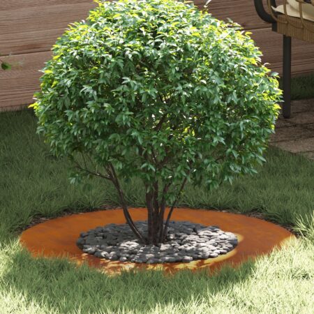 vidaXL Corten stål planter Corten stål 70 cm diameter Slidstærk