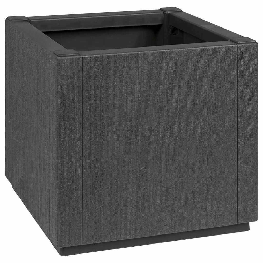 vidaXL Have Blomsterkrukke Antracit 36 x 36 x 35 cm Polypropylen vidaXL Have Blomsterkrukke Antracit 36 x 36 x 35 cm Polypropylen