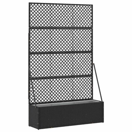vidaXL Have Blomsterkrukke Sort 105 x 30 x 170 cm Metal