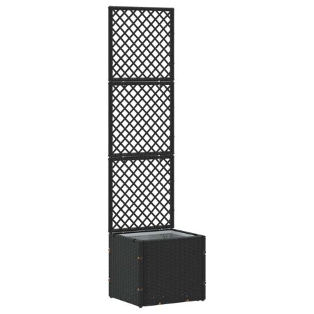 vidaXL Have Blomsterkrukke Sort 35 x 30 x 135 cm Metal