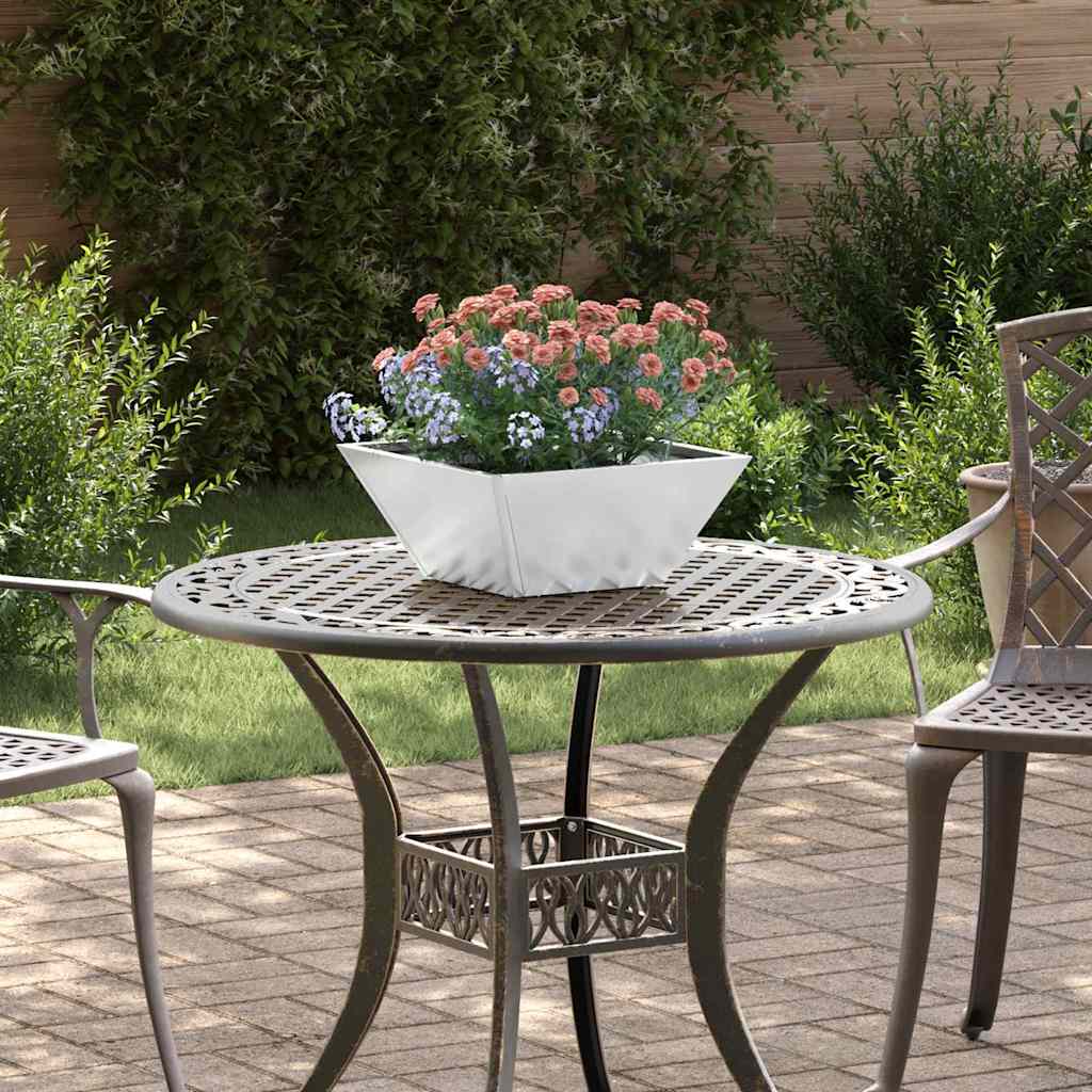 vidaXL Have Skål Krukke 5 pcs Sølv 35 x 35 x 15 cm Galvaniseret stål vidaXL Have Skål Krukke 5 pcs Sølv 35 x 35 x 15 cm Galvaniseret stål