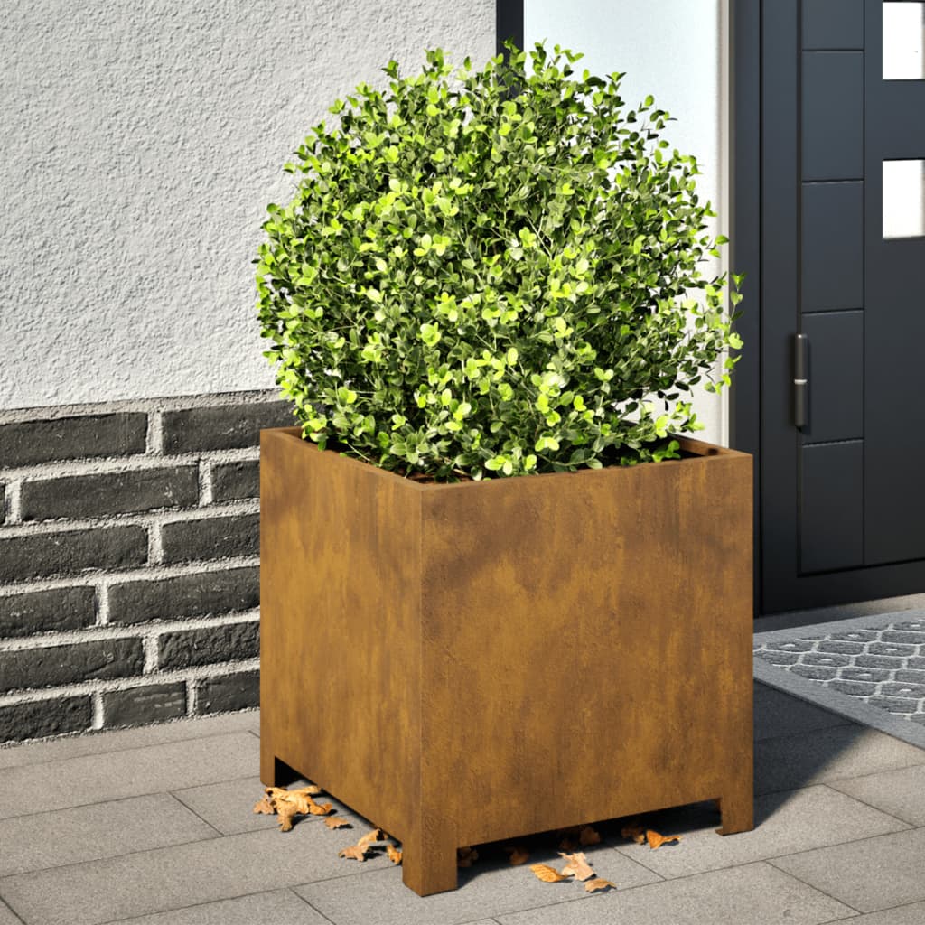vidaXL Havekrukke 40x40x40 cm i vejrbestandigt stål vidaXL Havekrukke 40x40x40 cm i vejrbestandigt stål