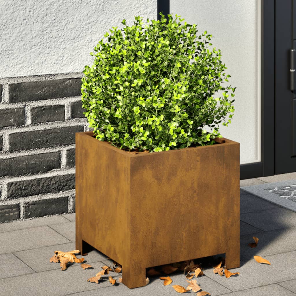 vidaXL Havekrukker 2 stk. 30x30x30 cm i vejrbestandigt stål vidaXL Havekrukker 2 stk. 30x30x30 cm i vejrbestandigt stål