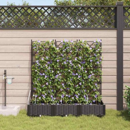 vidaXL Havekrukker Sort 120 x 40 x 126 cm Stål