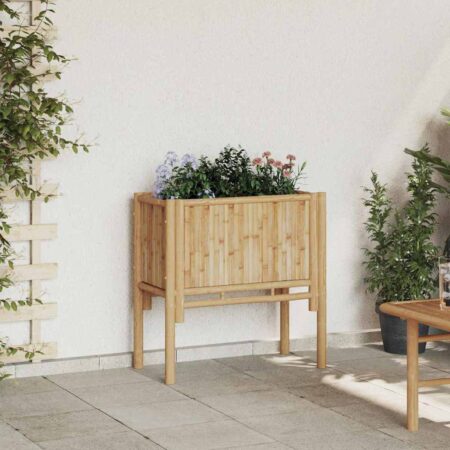 vidaXL Højbed Brun 70 x 35 x 70 cm Bambus
