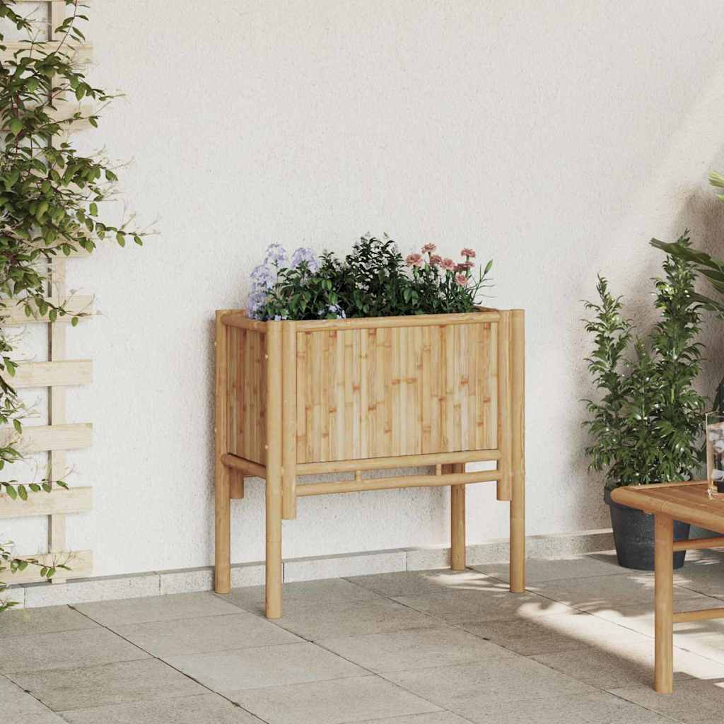 vidaXL Højbed Brun 70 x 35 x 70 cm Bambus vidaXL Højbed Brun 70 x 35 x 70 cm Bambus