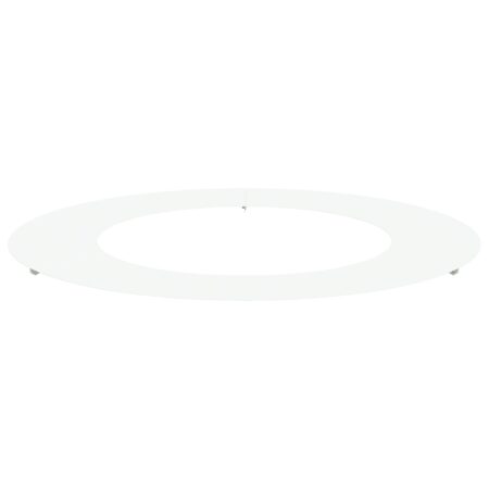 vidaXL Hvid Metal Blomsterkrukke Hvid Metal 80 cm diameter