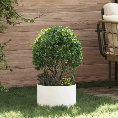 vidaXL Hvide Keramiske Potte Hvid Keramik 30 cm diameter