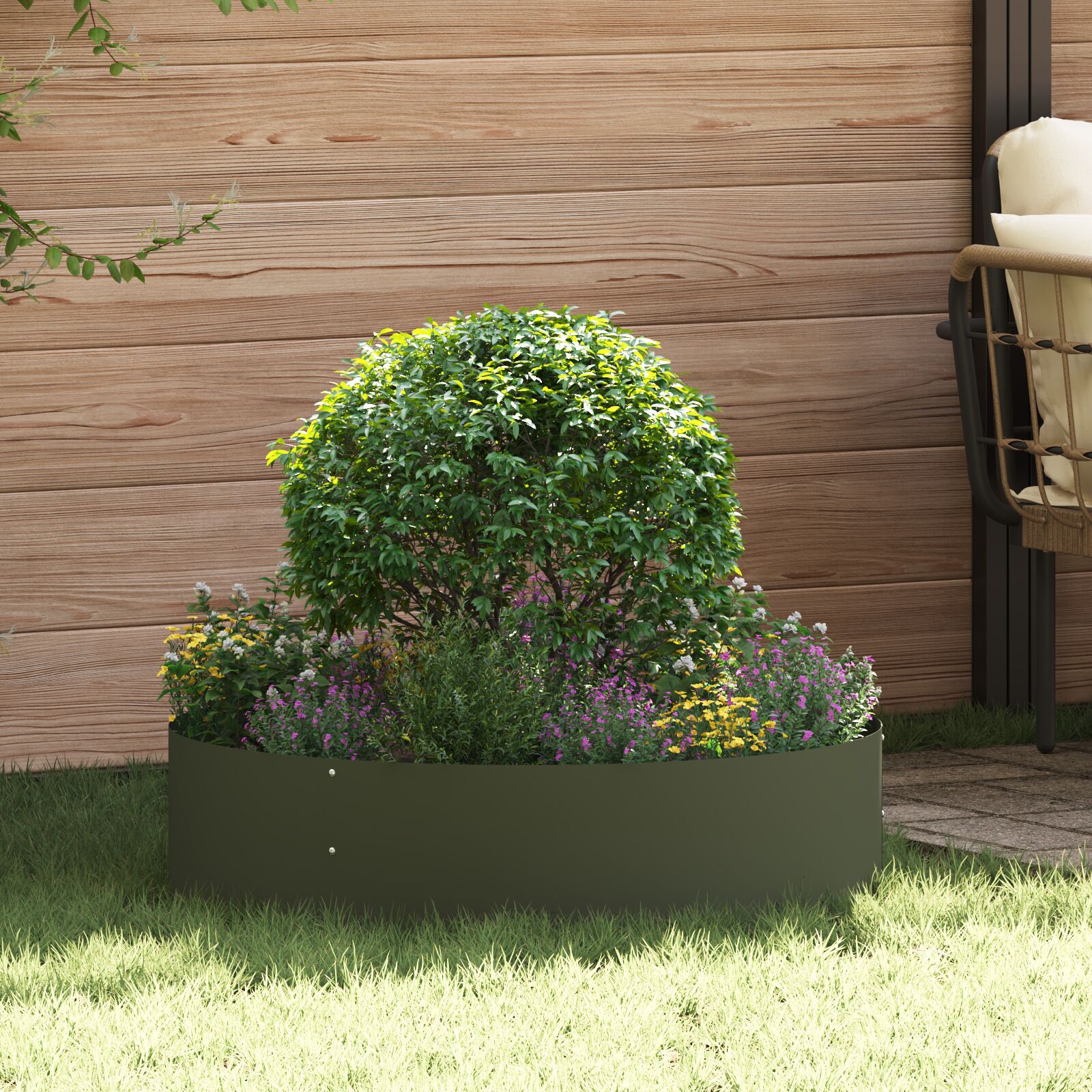 vidaXL Olivengrønne planter Olivengrøn Metal Store Dekorative indlæg vidaXL Olivengrønne planter Olivengrøn Metal Store Dekorative indlæg
