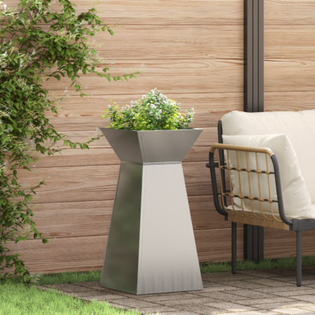 vidaXL Plante Stativ Galvaniseret stål 35 x 35 x 73 cm Dekorative Indlæg