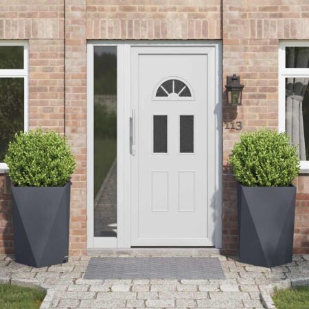 vidaXL Plantekasse 2 pcs Antracit 50 x 50 x 75 cm Stål