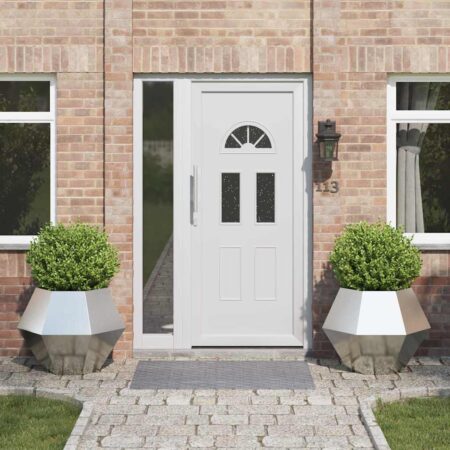 vidaXL Plantekasse 2 pcs Sølv 75 x 75 x 60 cm Galvaniseret stål