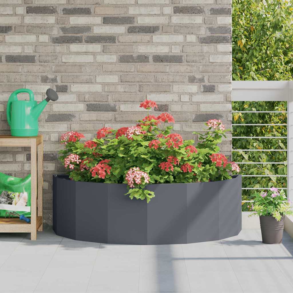 vidaXL Plantekasse Antracit 120 x 60 x 35 cm Stål vidaXL Plantekasse Antracit 120 x 60 x 35 cm Stål