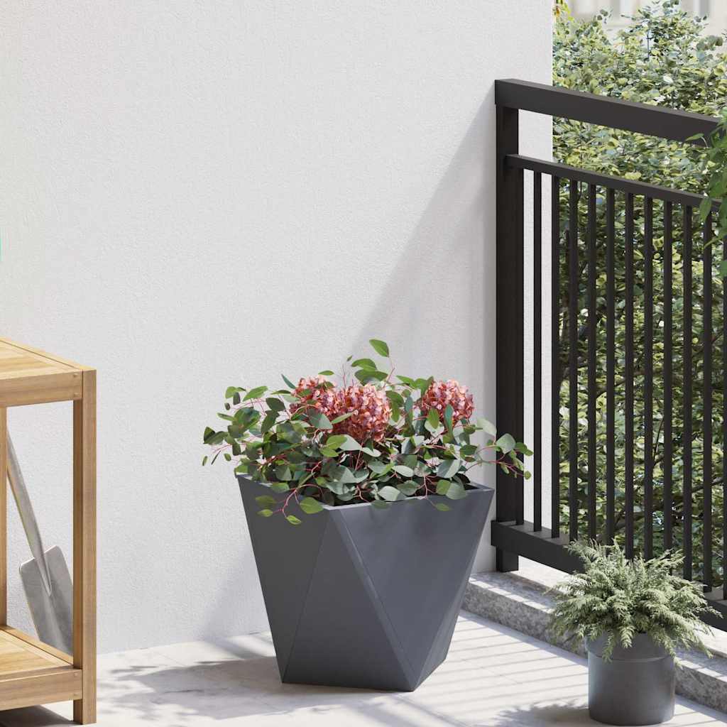 vidaXL Plantekasse Antracit 30 x 30 x 30 cm Stål vidaXL Plantekasse Antracit 30 x 30 x 30 cm Stål