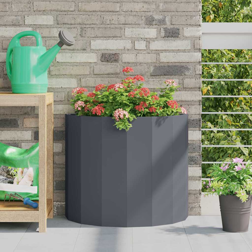 vidaXL Plantekasse Antracit 60 x 30 x 50 cm Stål vidaXL Plantekasse Antracit 60 x 30 x 50 cm Stål