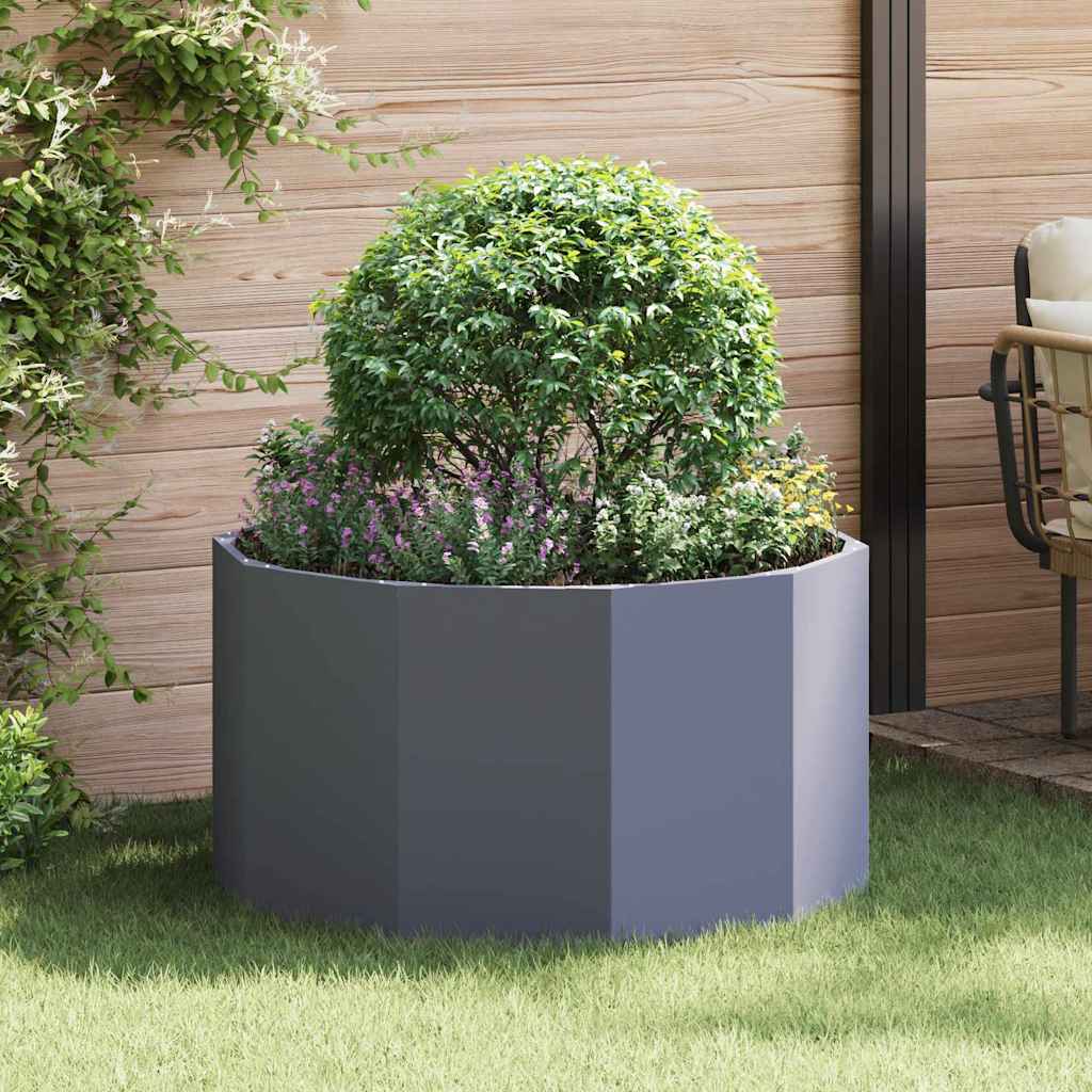 vidaXL Plantekasse Antracit 90 x 90 x 50 cm Stål vidaXL Plantekasse Antracit 90 x 90 x 50 cm Stål