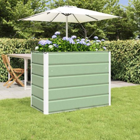 vidaXL Plantekasse Pastel Grøn 480 x 50 x 45 cm Galvaniseret stål